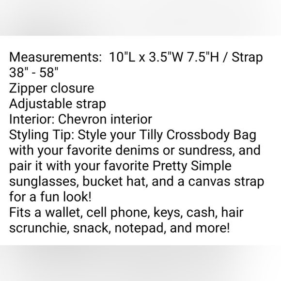 Crossbody Bag with Adjustable Strap - Picture 6 of 7